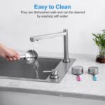 Measuring Cups and Spoons Set Stainless Steel 10 Piece for Cooking and Baking (5 Cups + 5 Spoons, Colorful Handles) - Image 6