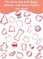 3Pcs Fluted Round Cookie Cutters - 2" & 2.6" & 3", Heavy Duty Food-Grade Stainless Steel, Mini Biscuit Cutter, Unique Design with Protective Red Top PVC - Image 7