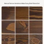 BAOBAB WORKSHOP Wood Floating Shelves for Wall - Wooden Floating Shelf 16 Inch - Rustic Bathroom Shelves for Room Wall for Kitchen Bedroom Living Room Farmhouse - Walnut Finish, 16″W × 6.7″D, Set of 2 - Image 10