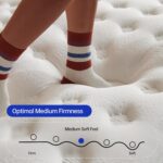 Full Size Mattress, 12 Inch Hybrid Full Mattress in a Box, Double Mattress with Memory Foam and Pocket Spring for Back & Lumbar Support,Soft,Pressure Relief,Zoned Support, Medium Firm - Image 4