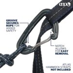 ENO DoubleNest Hammock - Lightweight, Portable, 1 to 2 Person Hammock - for Camping, Hiking, Backpacking, Travel, a Festival, or The Beach - Fade/Seaglass - Image 5