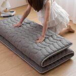 Premium Foam Japanese Futon Floor Mattress Twin Size 39"x 80",100% High Density Foam Comfortable Floor Mattress,3.2" Thicken Foldable Sleeping Pad,Dormitory Tatami Mat,for Adult and Kids (Gray) - Image 2