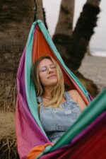 ENO DoubleNest Hammock - Lightweight, Portable, 1 to 2 Person Hammock - for Camping, Hiking, Backpacking, Travel, a Festival, or The Beach - Fade/Seaglass - Image 10