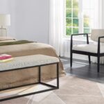 Ball & Cast Modern Accent Chair Upholstered Club Chair Comfy Side Armchair with Wooden Frame, Ivory - Image 6