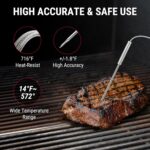 ThermoPro 650 ft Wireless Meat Thermometer Digital for Grilling and Smoking, 2 Probes Bluetooth Meat Thermometer for Cooking Turkey Fish Beef, Rechargeable Smoker Accessories for BBQ Oven - Image 10