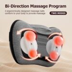 VIKTOR JURGEN Shiatsu Back Massager with Heat – Deep Tissue Massage for Neck, Shoulder, Leg, Upper & Lower Back Pain Relief, Electric Kneading 3D Massage Pillow Gifts for Men Women Dad, Mom, Christmas - Image 10