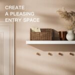 AMADA HOMEFURNISHING Floating Shelves Large, 24 x 7 Inch Wall Shelves for Bathroom, Bedroom, Kitchen, Shelves for Wall Decor Set of 2, White - AMFS06 - Image 4