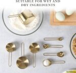Martha Stewart Richburn 4-Piece Gold Stainless Steel Measuring Cup Set – Durable and Stylish Kitchen Measuring Tools for Baking and Cooking - Image 3