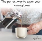 Maison Neuve Riverside Collection 4-Piece Mug Set - 19 Oz, Hand Crafted Ceramic Stoneware Mug Set, Modern Dining Mugs - Large & Multipurpose Shape Mugs, Microwave & Dishwasher Safe - Oxford White, - Image 5