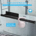 2nd Gen Paper Towel Holder Under Cabinet No Drilling, [More Sturdy] Self Adhesive or Drilling Paper Towel Holder Wall Mount for Kitchen,RV [Fit Mega Paper Towel Roll] SUS304 Stainless Steel - Image 6