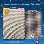 Veken Non Slip Rug Pad Gripper 8 x 10 Feet Extra Thick Pads for Any Hard Surface Floors, Keep Your Rugs Safe and in Place, Under Carpet Anti Skid Mat - Image 3