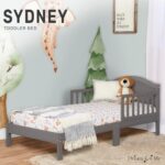 Dream On Me Sydney Toddler Bed in Steel Grey, Greenguard Gold Certified - Image 3
