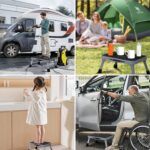 RV Step Stool Foldable 1-Step Ladder Sturdy Metal Stable Step Stool with a Non-Slip Platform Supports up to 500 lb with Non-Slip Rubber Feet, Easy to Carry - Image 5