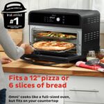 Instant Pot Omni 19QT/18L Toaster Oven Air Fryer, 7-in-1 Functions, Fits 12" Pizza, Crisps, Broils, Bakes, Roasts, Toasts, Warms, Convection, 100+ In-App Recipes, from the Makers of Instant Pot, Black - Image 4
