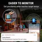 ThermoPro 650 ft Wireless Meat Thermometer Digital for Grilling and Smoking, 2 Probes Bluetooth Meat Thermometer for Cooking Turkey Fish Beef, Rechargeable Smoker Accessories for BBQ Oven - Image 8