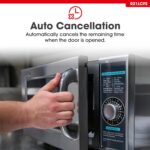 Sharp R-21LCFS Medium-Duty Commercial Microwave Oven with Dial Timer, Stainless Steel, 1000-Watts, 120-Volts - Image 7