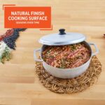 IMUSA 7.5 Quart Traditional Natural Made in Colombia Caldero with Lid for Cooking and Serving,Silver - Image 6