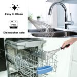 Rainspire 12-Inch Wire Whisk Stainless Steel, Balloon Whisks for Cooking, Wisk Wisking Tool With Soft Silicone Handle, Thick Durable Whisker for Blending, Beating, Whisking, Stirring, Black - Image 8