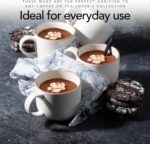 Maison Neuve Riverside Collection 4-Piece Mug Set - 19 Oz, Hand Crafted Ceramic Stoneware Mug Set, Modern Dining Mugs - Large & Multipurpose Shape Mugs, Microwave & Dishwasher Safe - Oxford White, - Image 6