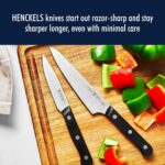 HENCKELS Solution Razor-Sharp 7-pc Knife Set, Chef Knife, Bread Knife,German Engineered Informed by 100+ Years of Mastery, Brown - Image 7