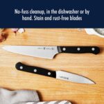 HENCKELS Solution Razor-Sharp 7-pc Knife Set, Chef Knife, Bread Knife,German Engineered Informed by 100+ Years of Mastery, Brown - Image 9