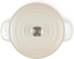 Le Creuset Enameled Cast Iron Signature Round Dutch Oven, 5.5 qt., Meringue - Image 3