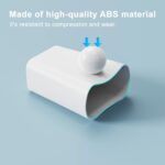 N. NETDOT 3 Pack 10L / 2.6 Gallon Small Trash Can with Lid, Bathroom Garbage Can with Pop-Up Lid, Waste Basket for Bathroom, Kitchen, Bedroom, Powder Room, Craft Room, Office, College (Off White) - Image 7