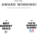 Delta Children Blair Slim Nursery Glider Swivel Rocker Chair, Charcoal - Image 9