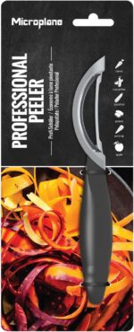 Microplane Stainless Steel Professional Swivel Peeler, Sharp Blade for Effortless Peeling of Hard Fruits and Vegetables, Kitchen Peeler for Home Cooks and Professional Chefs - Image 10