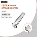 Mini Serving Tongs, Anytrp 18-Packs Stainless Steel Sugar Tongs, 4.3inch Ice Tongs Kitchen Appetizers Tongs for Coffee Bar, Tea Party, Desserts Party, Sugar and Ice Bucket - Image 4