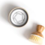 Full Circle Bubble Up Bamboo Dish Brush, Grey/White (FC12115W) - Image 7