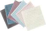 6 Pack Waffle Weave Dish Cloths, 13x13 Inch 100% Cotton Kitchen Towels for Washing Dishes - Super Absorbent, Quick Drying Dish Rags (Mixed Colors) - Image 3