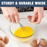 Mini whisk, Small Whisk 2 Pieces, 5in and 7in 304 Stainless steel Wire Whisk for Whisking, Beating, Mixing Sauces, Blending Ingredients - Image 4