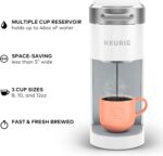 Keurig K-Slim Single Serve K-Cup Pod Coffee Maker, Multistream Technology, 3 Brew Sizes, Slim and Sleek Design, 46oz Removable Reservoir, White - Image 5