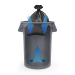Suncast Commercial Products 44 Gallon Trash Can with Vented Channels, Ergonomic Handles, Rolled Upper Lip, Made in The USA, Blue, Made in The USA - Image 5