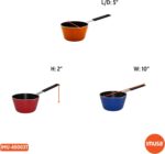 IMUSA USA Nonstick Multi Mini Sauce Pan with Silicone Handle Varies, You May Receive Red, Orange, Blue Color (Pack of 1) - Image 8