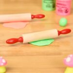 Colorations Natural Wood Rolling Pins, Set of 6, for Kids, Arts & Crafts, 7 Inches x 1 Inch (d), Class Pack, Party Pack, Dough, Clay, Sculpting, 6RP - Image 6