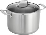Tramontina Tri-Ply Clad Stainless Steel 8-Quart Stock Pot with Glass Lid, Induction-Ready Pasta Pot, Dishwasher-Safe, NSF-Certified - Image 2