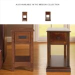 Signature Design by Ashley Breegin New Traditional Wooden Chair Side End Table with 1 Drawer and 1 Fixed Shelf, Brown - Image 7