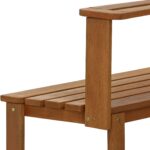 Furinno FG17478 Tioman Outdoor Patio Furniture Hardwood Potting Bench, Natural - Image 8