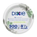 Dixie 8 1/2 Inch Medium-Weight Disposable Paper Plates, Pathways, 300 Count, Bulk Case, 6 Packs/50 Count Per Pack, (Georgia-Pacific #UX9P300) - Image 2
