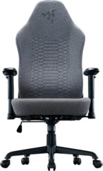 Razer Iskur V2 X Ergonomic Gaming Chair: Built-in Lumbar Support - Widened Seat - High Density Foam Cushions - Adjustable 152 Degree Recline - 2D Armrests - Plush Fabric Finish - Light Gray Edition - Image 10