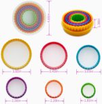 Cookie Cutter Set - 6 PCS Perfect for Baking Unique Flower, Round, and Circle Cookies - Image 3