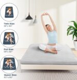 Japanese Futon Floor Mattress, 100% High Density Comfortable Foam, 3.5" Thicken Foldable Mattress Tatami Mat Sleeping Pad, Ideal for Comfort and Support, Kids Floor Lounger Pillow Bed Sofa (Twin） - Image 7