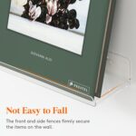 Lifewit Floating Shelves for Wall, 6 Pack 15" Clear Acrylic Shelf Room Decor for Book/Figures/Photo/Makeup in Bathroom, Book Shelf, Living Room, Bedroom, Kitchen Storage and Organization - Image 6