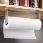 ZUNTO Paper Towel Holder Under Cabinet Self Adhesive Paper Towel Rack (No Drilling), Stainless Steel Wall Mount Paper Towel Holder, Rustproof, Easy Tear - Image 3