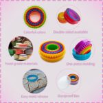 Cookie Cutter Set - 6 PCS Perfect for Baking Unique Flower, Round, and Circle Cookies - Image 5