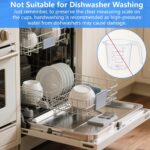 2 Pack Measuring Cup Set, Includes 250Ml (1-Cup), and 500Ml (2-Cup) Plastic Liquid Measuring Cups- Baking, Cooking, Mixing & Measuring Cups, Essential Kitchen Tools - Image 5