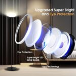 Upgraded Floor Lamp, 30W/2600LM Super Bright Floor Lamp with Remote Control, Stepless Adjust Color Temperatures and Brightness, Torchiere Standing Lamp for Living Room Bedroom Office - Image 4