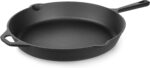 Elegant Kitchen Nonstick Pan, Premium Pre-Seasoned Cast Iron Skillet, Frying Pan for Oven, Stove or Grill, Safe for Indoor & Outdoor – 10 Inch - Image 2